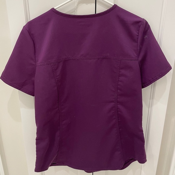 Purple Scrub Top - Picture 2 of 3